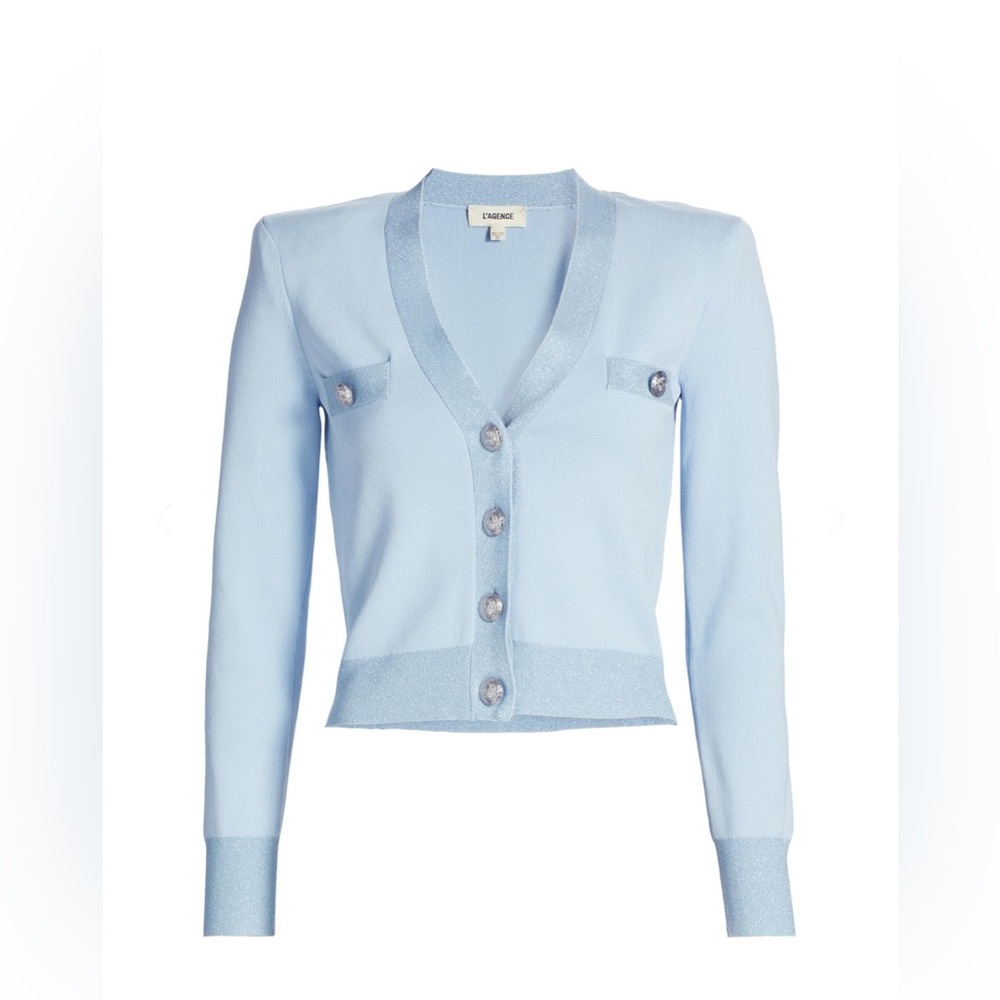 L’AGENCE Taya Knit Crop Cardigan
